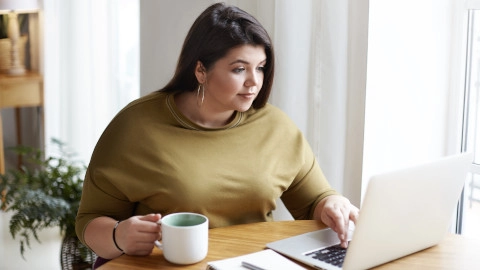 Woman on laptop